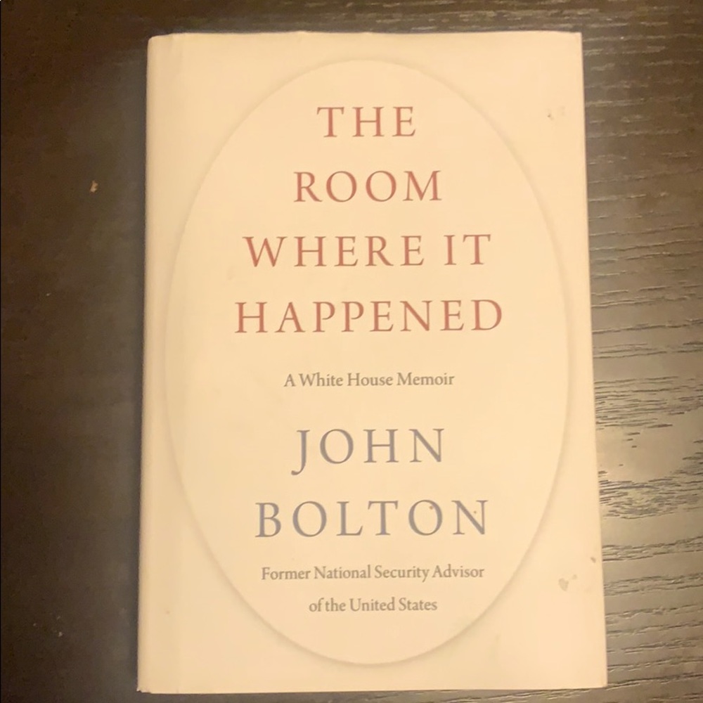 John Bolton hard covered nonfiction